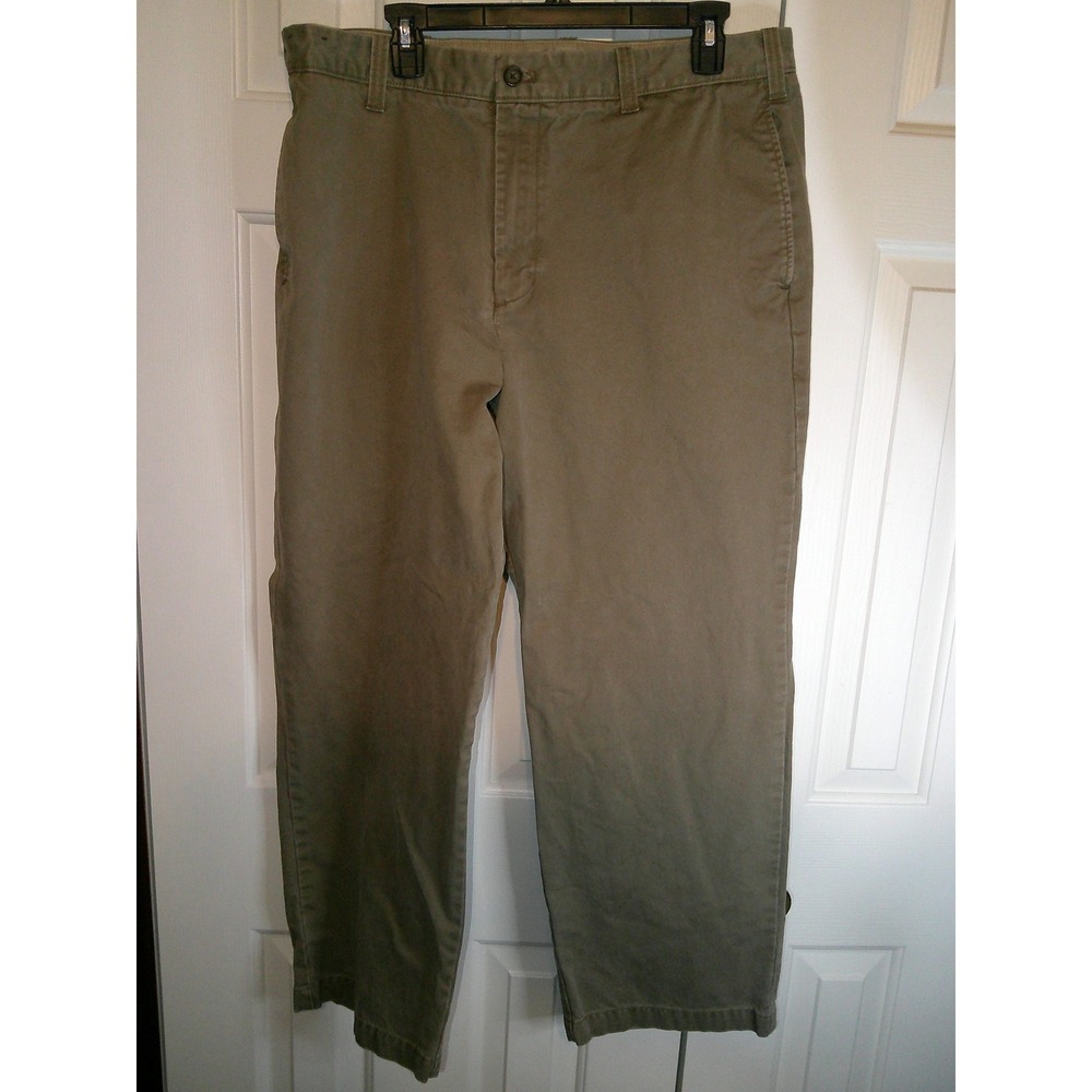 IZOD Saltwater Chinos‎ Brown Casual Pants Weathered to Perfection 38x29